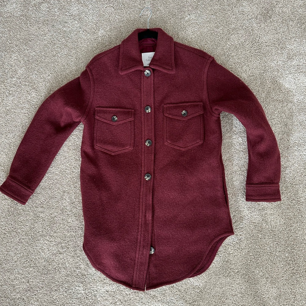 Burgundy Wilfred Ganna Jacket